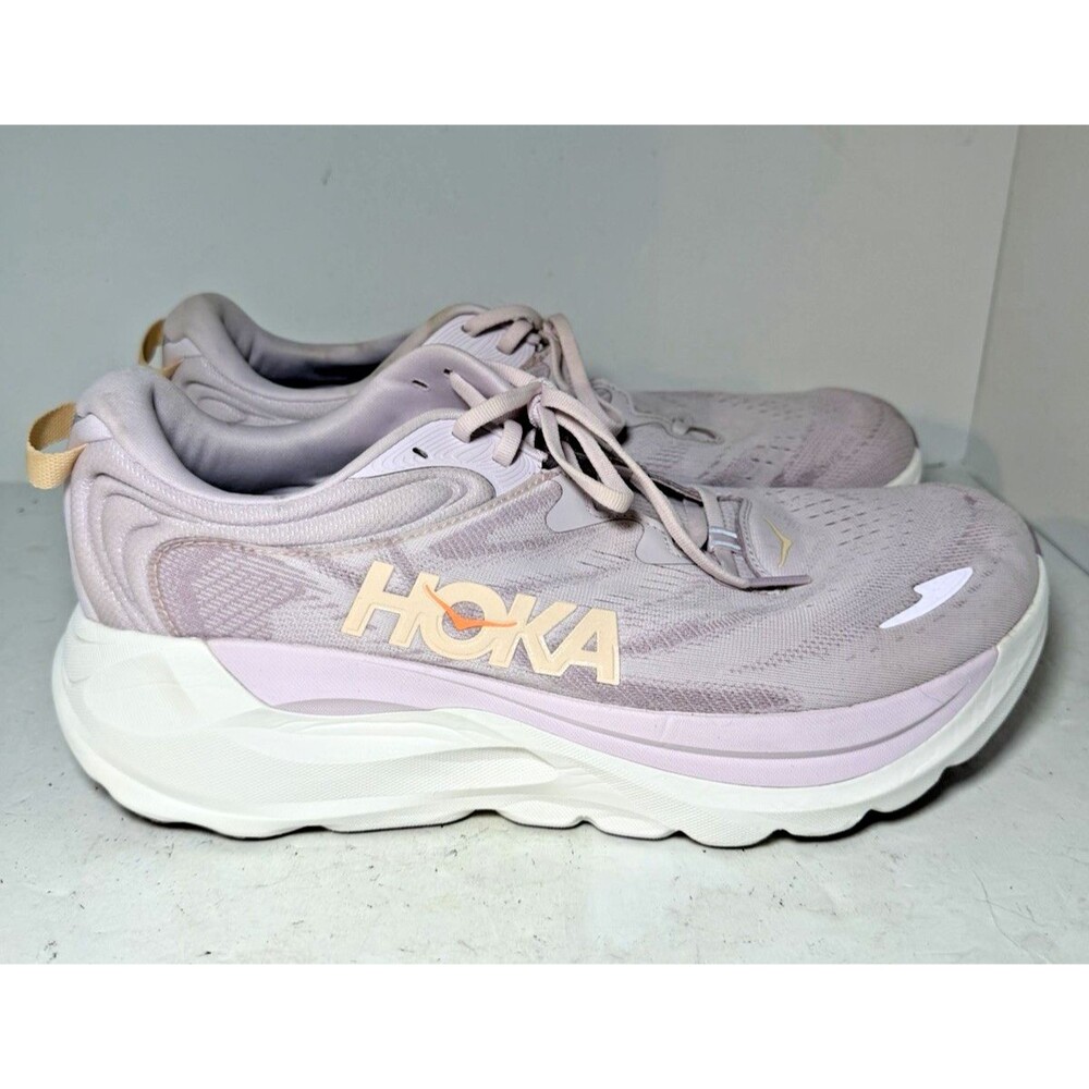 Hoka Shoes Womens Sz 12 EE Width Gaviota 6 Pink Purple Athletic Running Sneakers